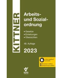 Arbeits- und Sozialordnung 2023