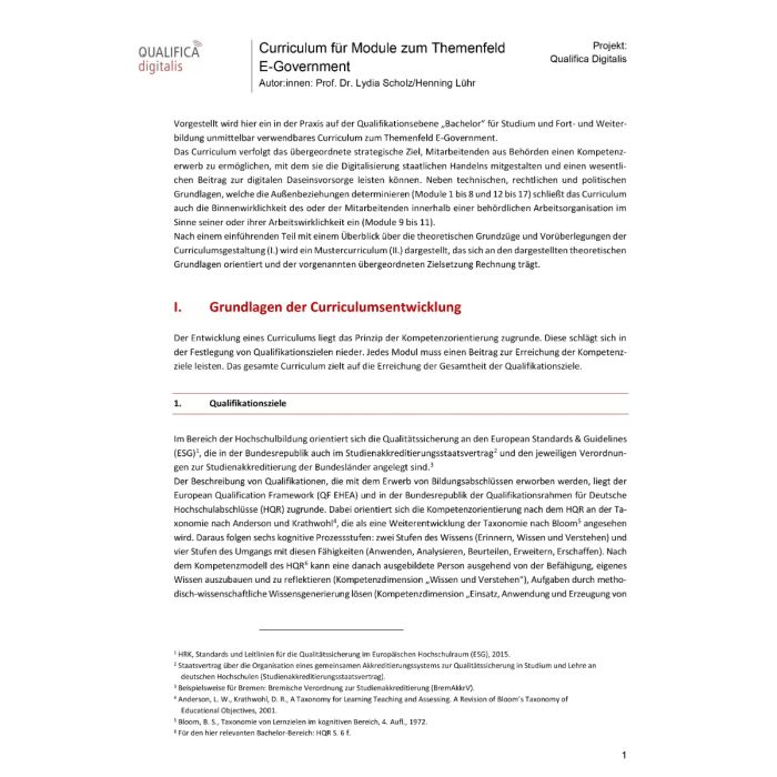 Curriculum Qualifica Digitalis